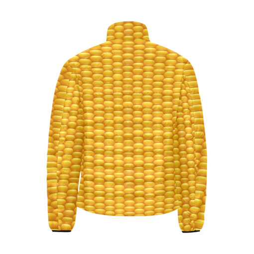 Corn Pattern Men's Padded Jacket - Image 2