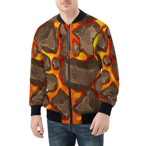 Magma with Stones Bomber Jacket - Image 2