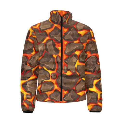 Magma with Stones Men's Padded Jacket