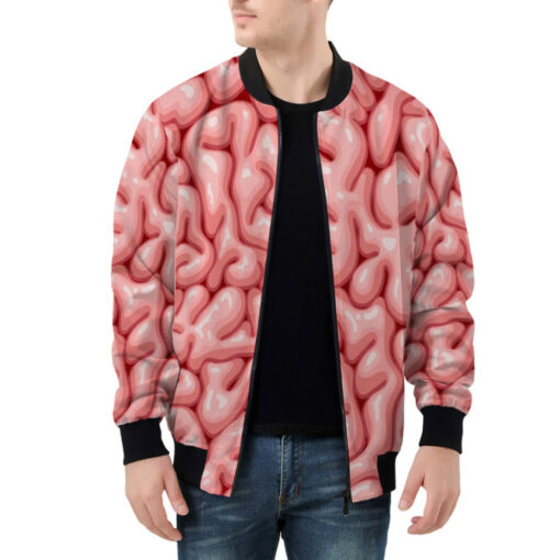 Brain Pattern Bomber Jacket