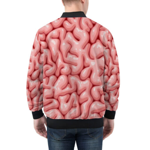 Brain Pattern Bomber Jacket - Image 2