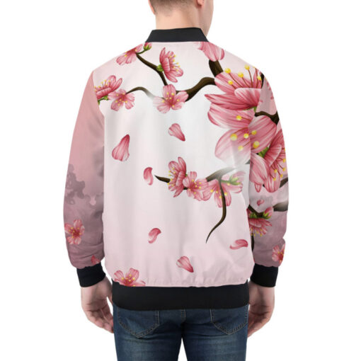 Cherry Blossoms Sakura Bomber Jacket - Image 2