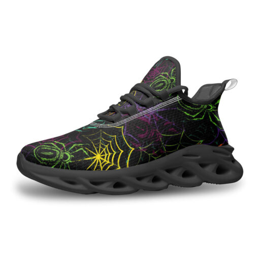 Colorful Spiders Spiderweb Sports Shoes