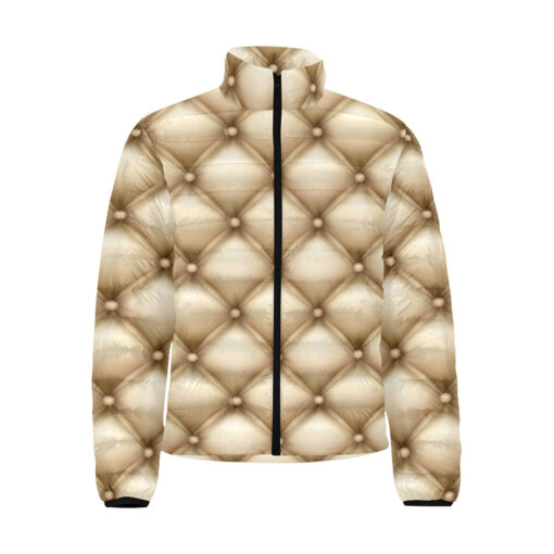 Furniture Upholstery Pattern Men's Padded Jacket