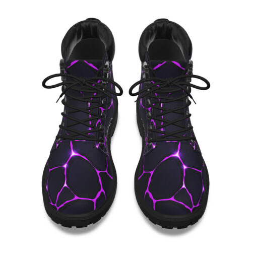 Cracked Purple Magic Glow Classic Boots - Image 2