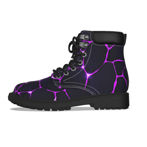 Cracked Purple Magic Glow Classic Boots - Image 6