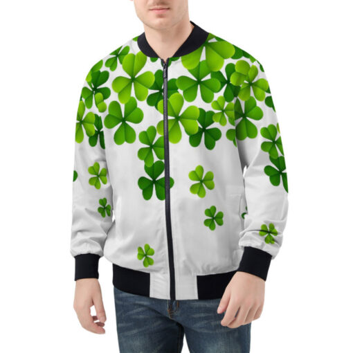 Clover Leaves Bomber Jacket - Image 3