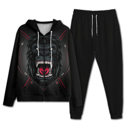 Gorilla Angry Face Men's Tracksuit