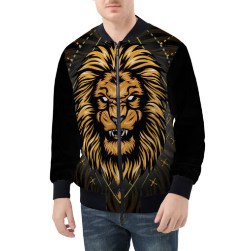 Lion Golden Head Bomber Jacket - Image 3