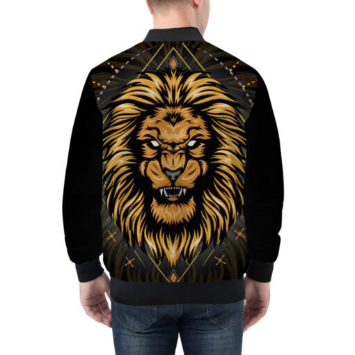 Lion Golden Head Bomber Jacket - Image 2