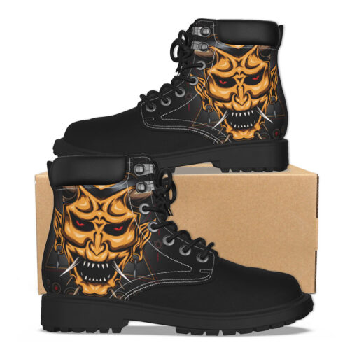 Japanese Devil Mask Classic Boots