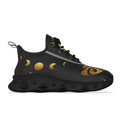 Esoteric Death Moth Moon and Sun Sports Shoes - Image 6