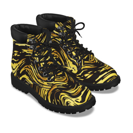 Shiny Golden Marble Classic Boots - Image 3