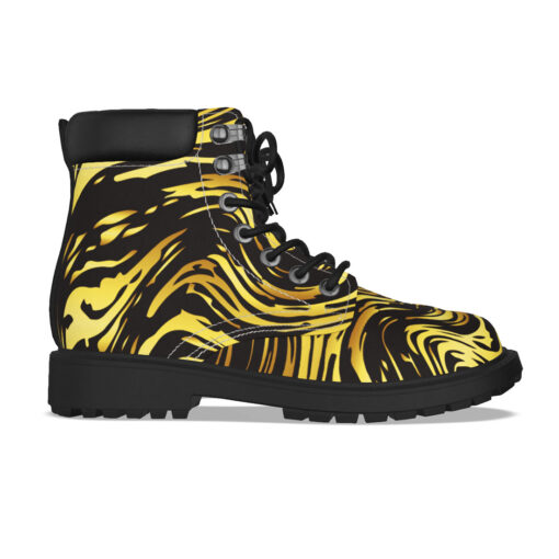 Shiny Golden Marble Classic Boots - Image 4