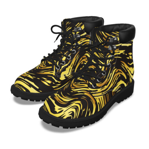 Shiny Golden Marble Classic Boots - Image 5