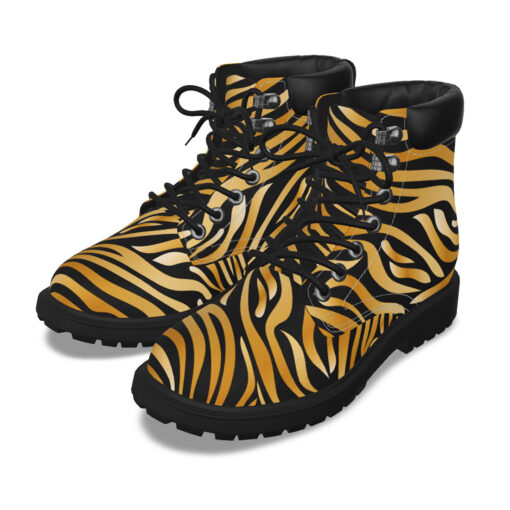 Tiger Pattern Classic Boots - Image 5