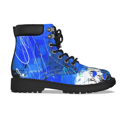 Modern Trendy Art Abstraction Classic Boots - Image 4