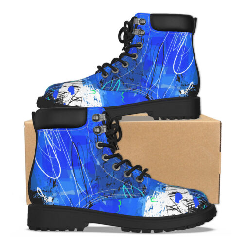 Modern Trendy Art Abstraction Classic Boots