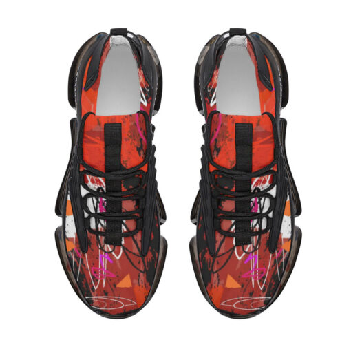 Modern Trendy Art Abstraction Air Sneakers - Image 3