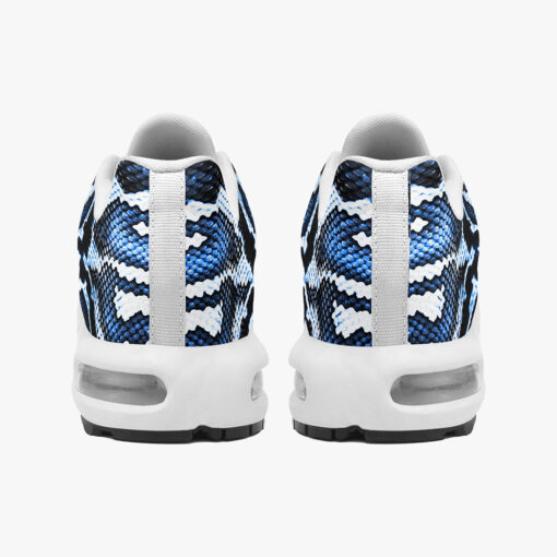 Blue Snake Skin Ornament Cushion Air Sneakers - Image 5