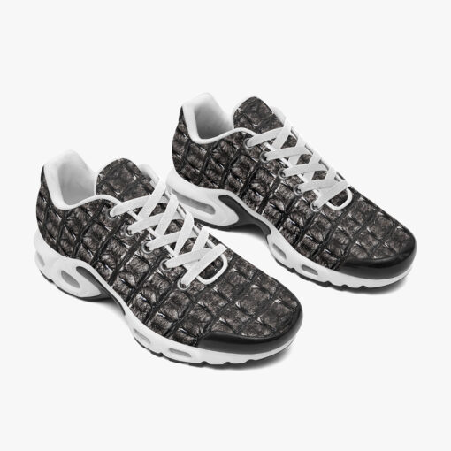 Alligator Texture Print Cushion Air Sneakers