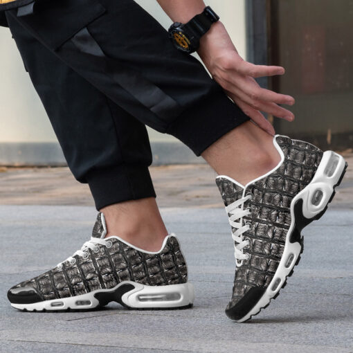 Alligator Texture Print Cushion Air Sneakers - Image 2