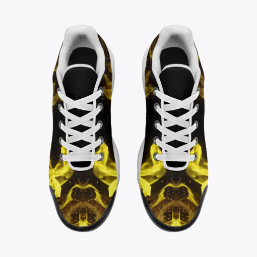 Yellow Fire Cushion Air Sneakers - Image 6