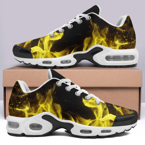 Yellow Fire Cushion Air Sneakers - Image 3