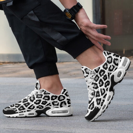 Snow Leopard Texture Cushion Air Sneakers - Image 2