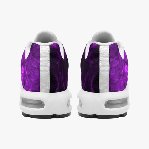 Violet Neon Fire And Smoke Cushion Air Sneakers - Image 5