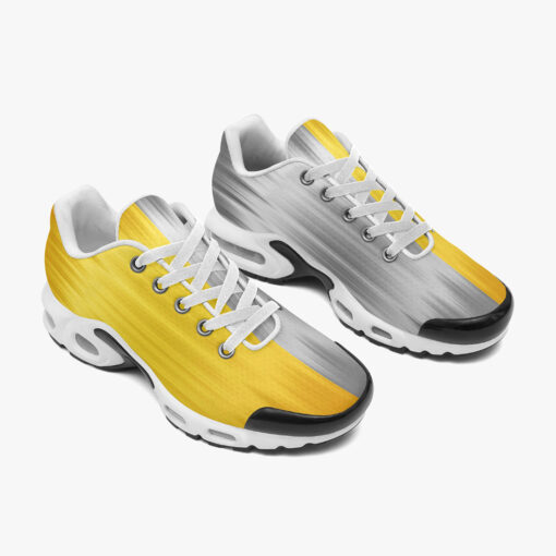 Gold and Silver Cushion Air Sneakers