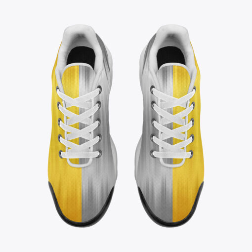 Gold and Silver Cushion Air Sneakers - Image 6