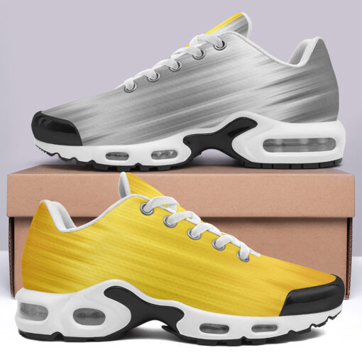 Gold and Silver Cushion Air Sneakers - Image 3