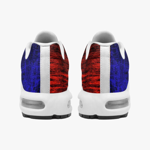 Blue Red Scuffs Cushion Air Sneakers - Image 5