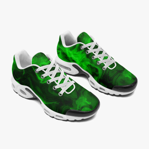 Green Neon Smoke Cushion Air Sneakers