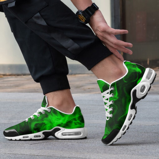 Green Neon Smoke Cushion Air Sneakers - Image 2