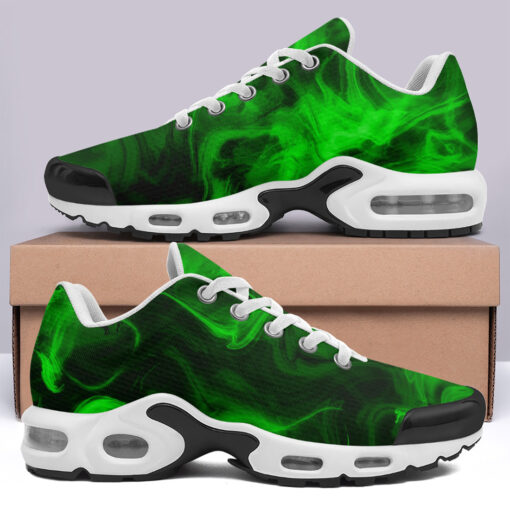 Green Neon Smoke Cushion Air Sneakers - Image 3