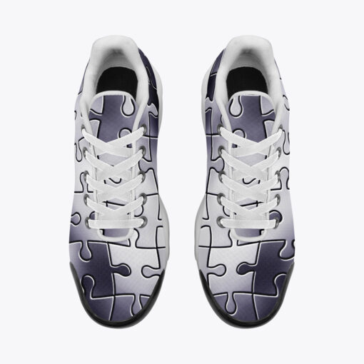 Puzzle Pattern Cushion Air Sneakers - Image 6