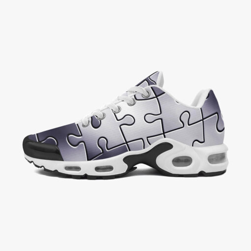 Puzzle Pattern Cushion Air Sneakers - Image 4