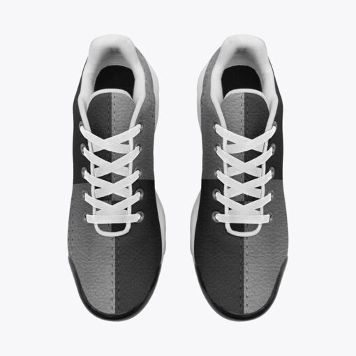 Dual Skin Texture Patchwork Cushion Air Sneakers - Image 6