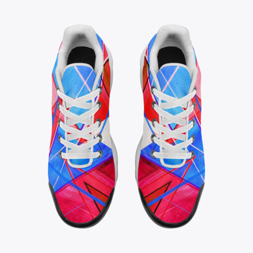 Geometric Art Abstraction Cushion Air Sneakers - Image 6