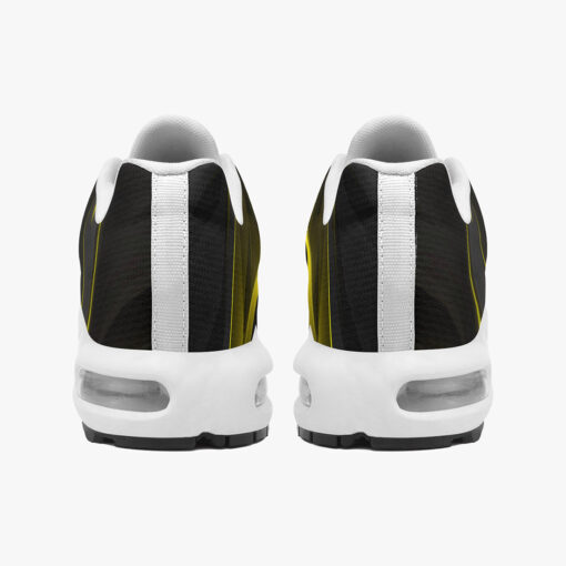 Geometric Yellow Stripes Cushion Air Sneakers - Image 5