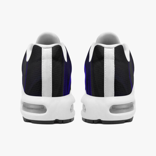 Geometric Blue Stripes Cushion Air Sneakers - Image 5