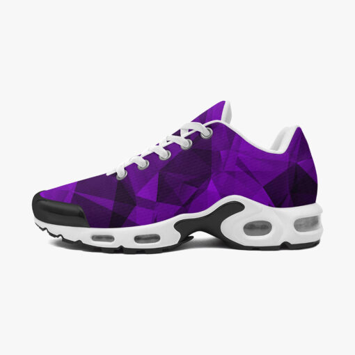 Violet Polygons Cushion Air Sneakers - Image 4