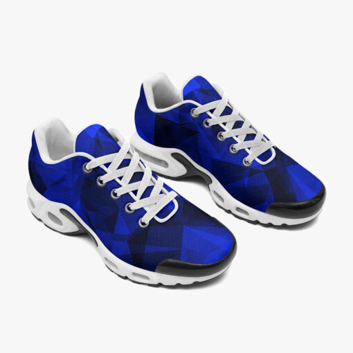 Blue Polygons Cushion Air Sneakers