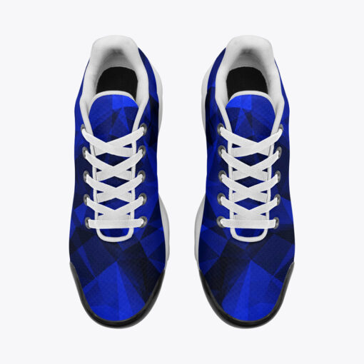 Blue Polygons Cushion Air Sneakers - Image 6