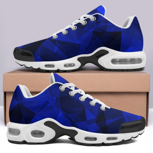 Blue Polygons Cushion Air Sneakers - Image 3