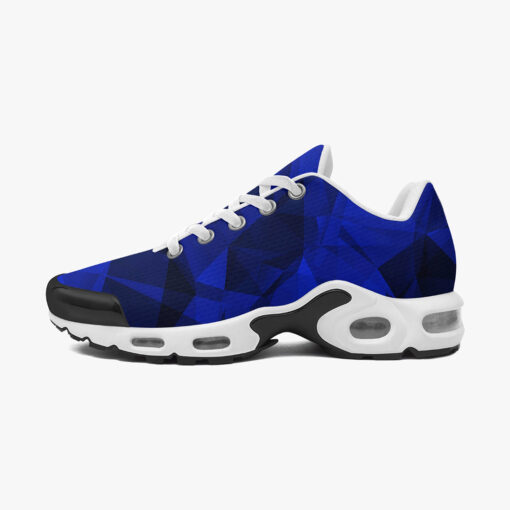 Blue Polygons Cushion Air Sneakers - Image 4