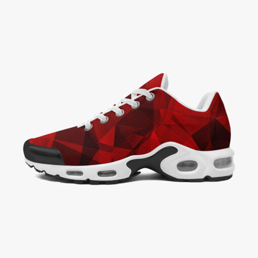 Red Polygons Cushion Air Sneakers - Image 4