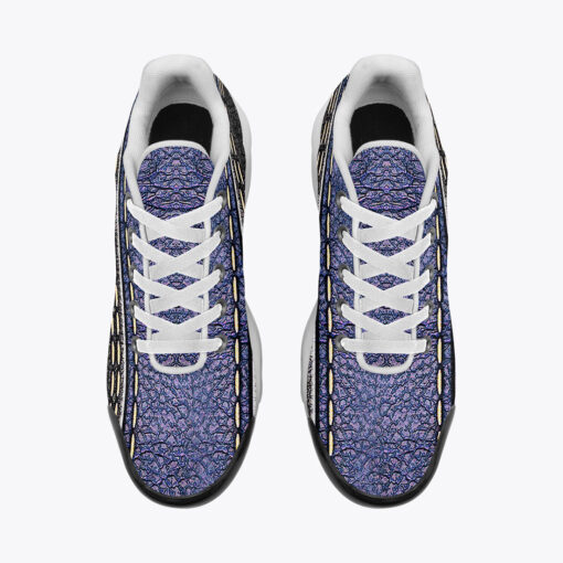 Skin Texture Blue Stripe Cushion Air Sneakers - Image 6